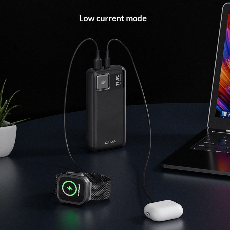 Mini charge haute capacité 20000 Mah Affichage numérique Banque de puissance à charge rapide