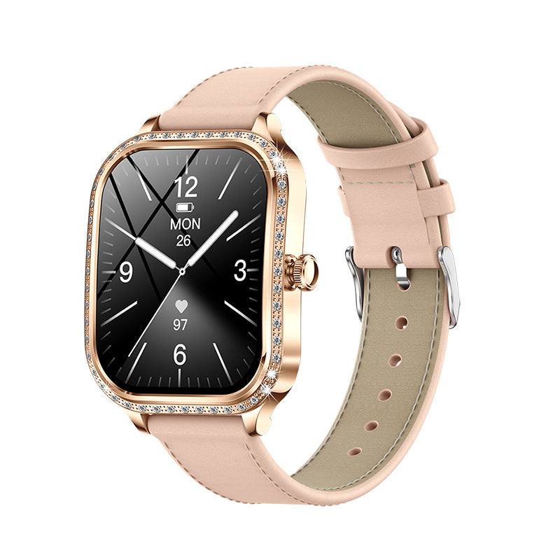 MK88 Bluetooth des femmes appelant la fréquence cardiaque Pression artérielle Calories de détection d'oxygène du sang M