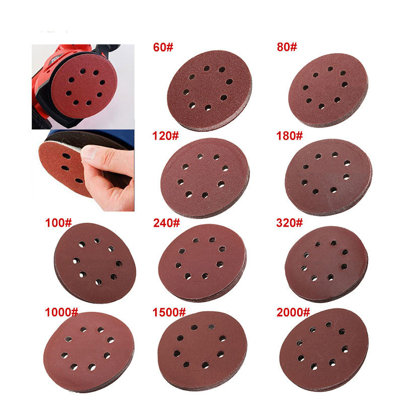 Papier de sable rond autocollant