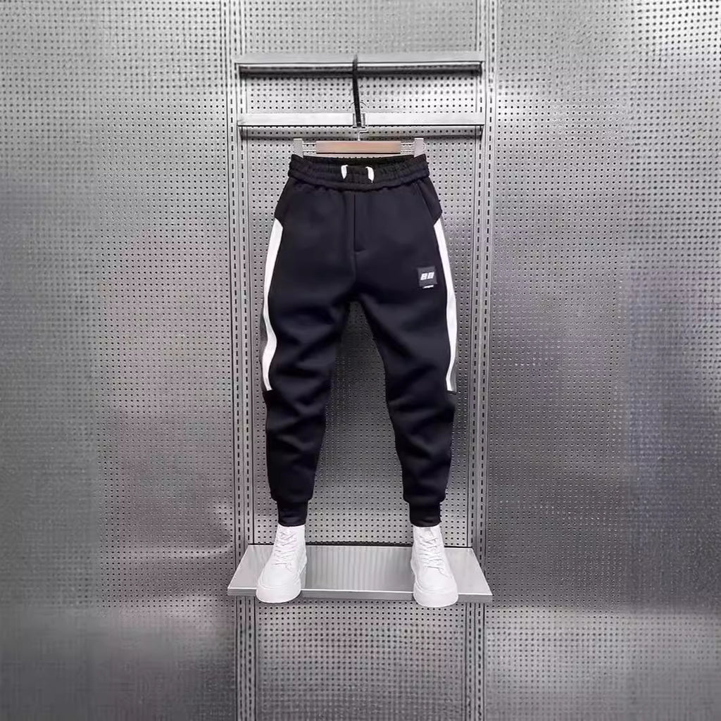 Pantalons de jogging occasionnels avec des cuffsversatile élastiques et en pente