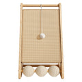 Un seul auto-pickup---L Rattan Cat poste de scratching avec joint de balle