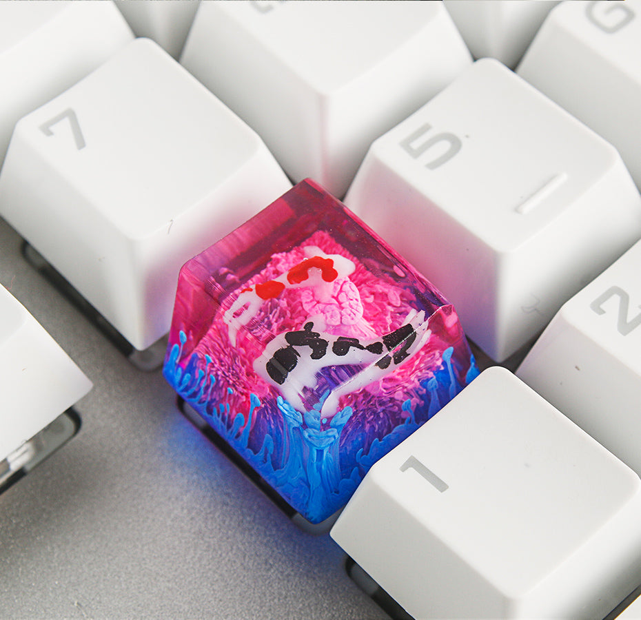 Captures de clés en résine Koi pour interrupteur Cherry Mx