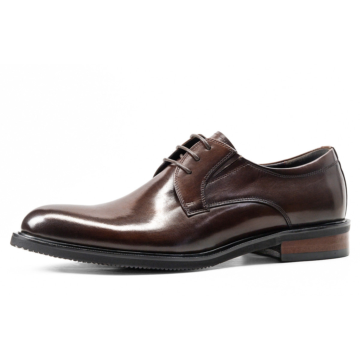 Chaussures en cuir pour hommes de style coréen