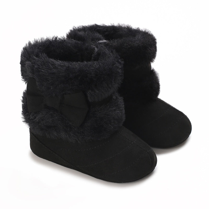 Bébé fille Année Chaussures Soft Sole Chaussures Hiver