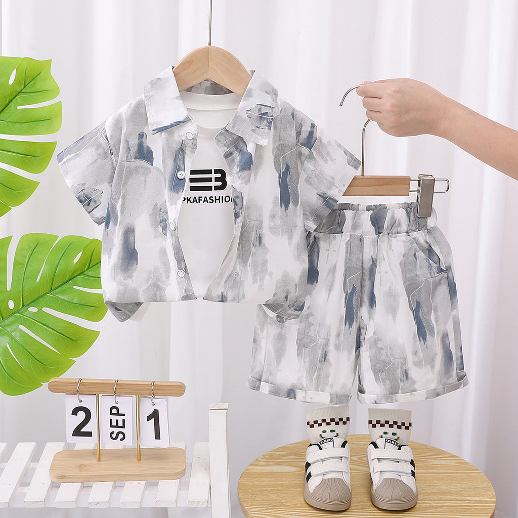Top et pantalons à manches courtes pour garçons
