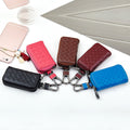 Clef de voiture en cuir case clé homme tissé
