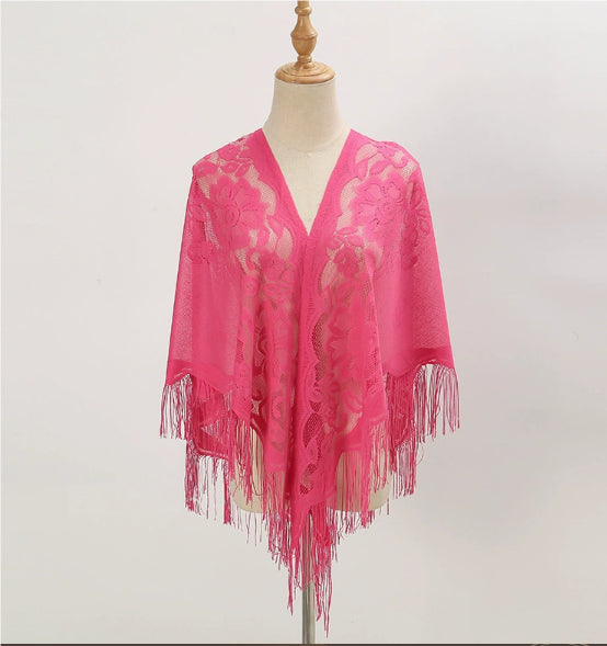 Triangle en dentelle respirante pour femmes avec design floral