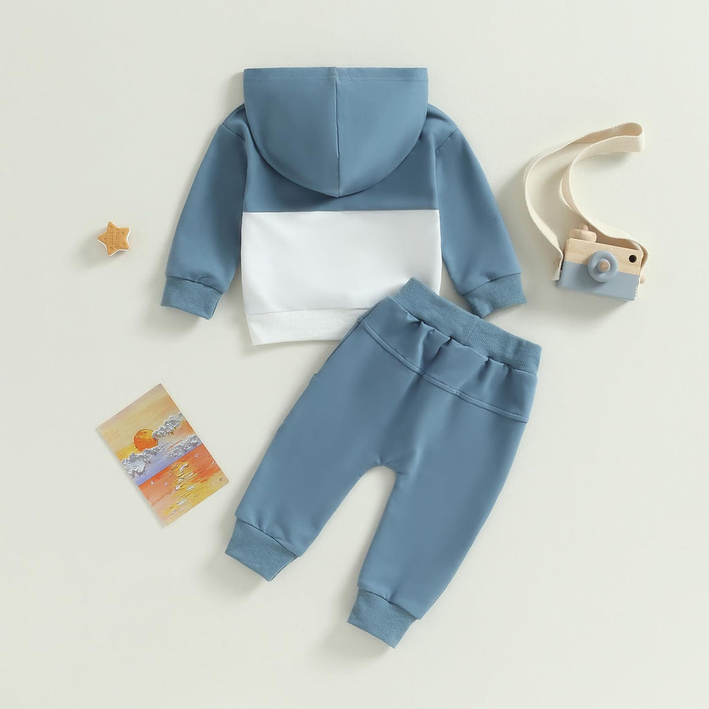 SpringSummer Arrivée Color-Block Boys Set