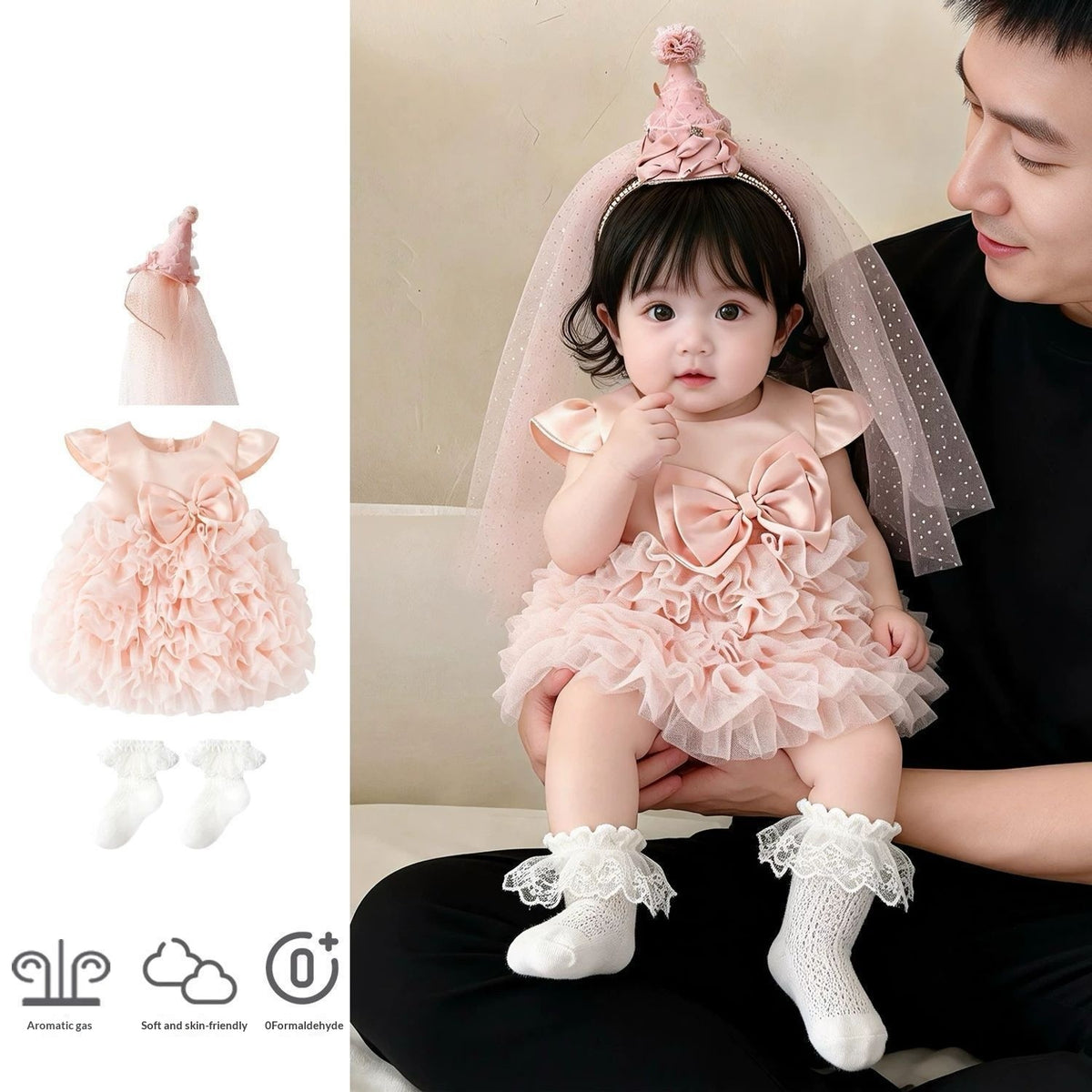 Baby girl's special occasion dress