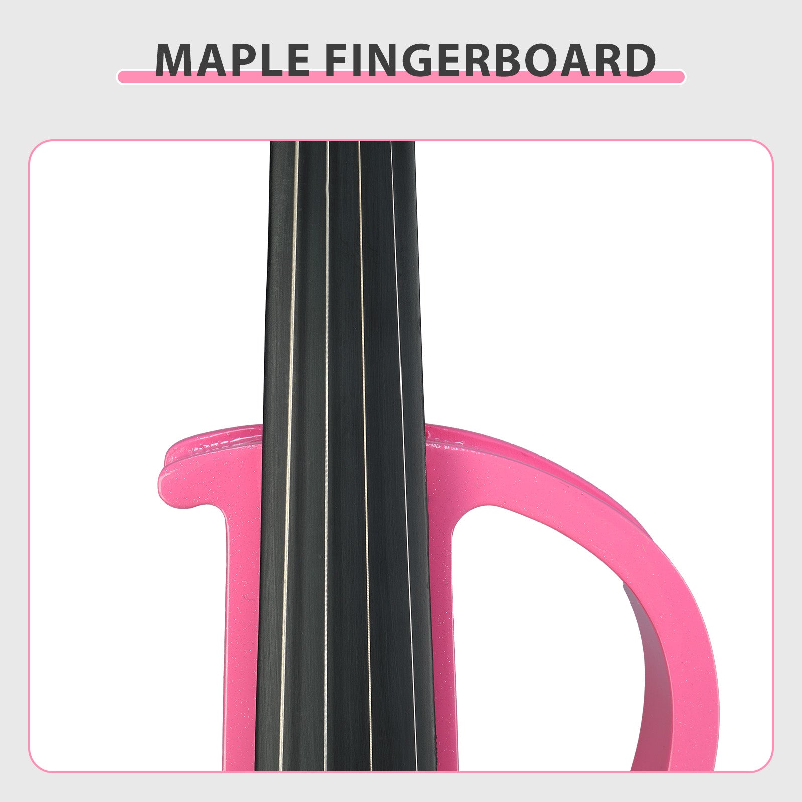 Électroacoustique n° 1 Violon en bois massif peint pour piano