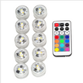 Télécommande lumière plongée 3CM diamant torsion couleur rouge vert bleu blanc chaud blanc w