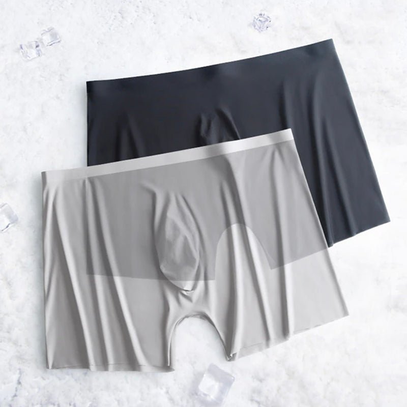 Sous-vêtements pour hommes Soie glacée ultra-mince Respirant Traceless Séchage rapide