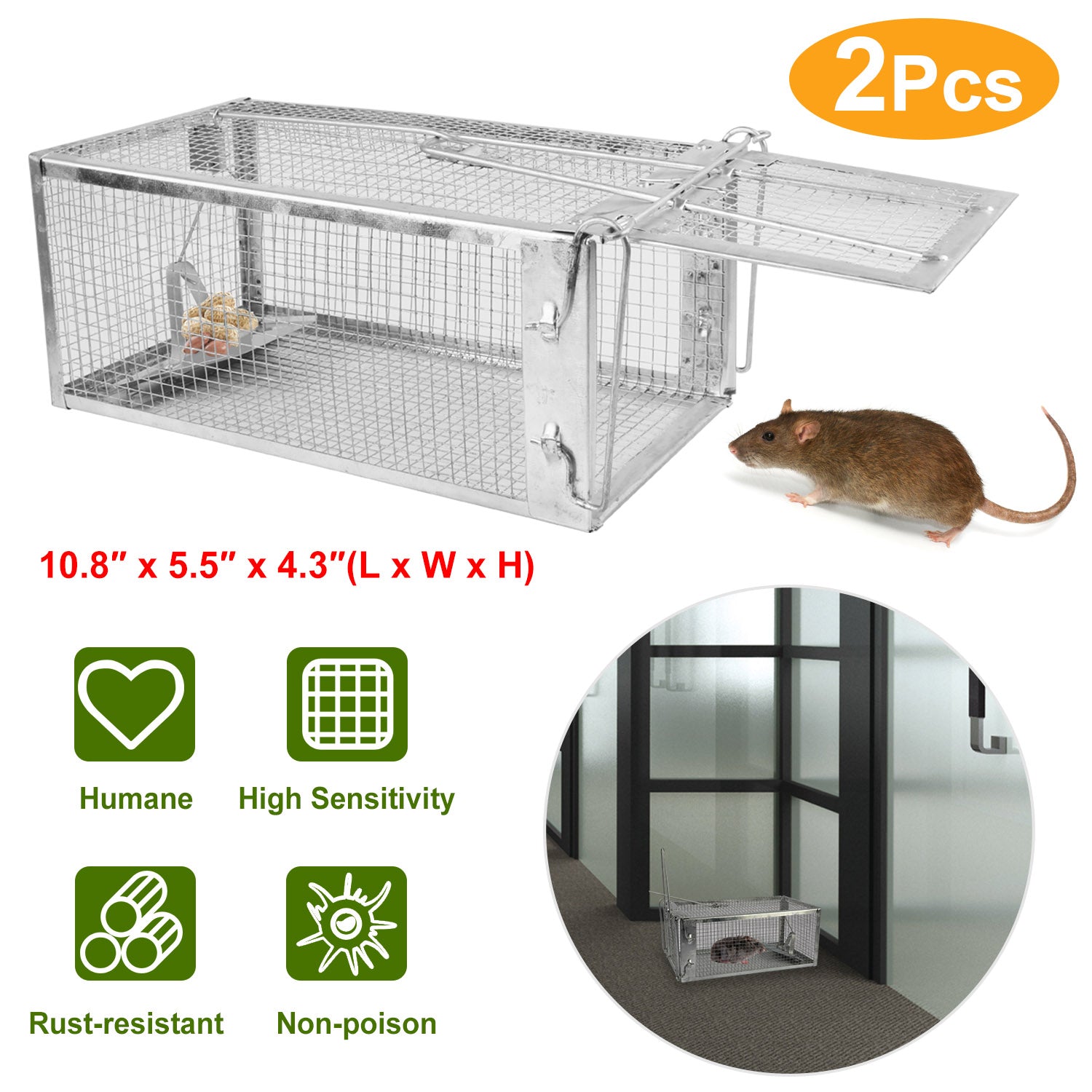 Trap humain d'animaux vivants