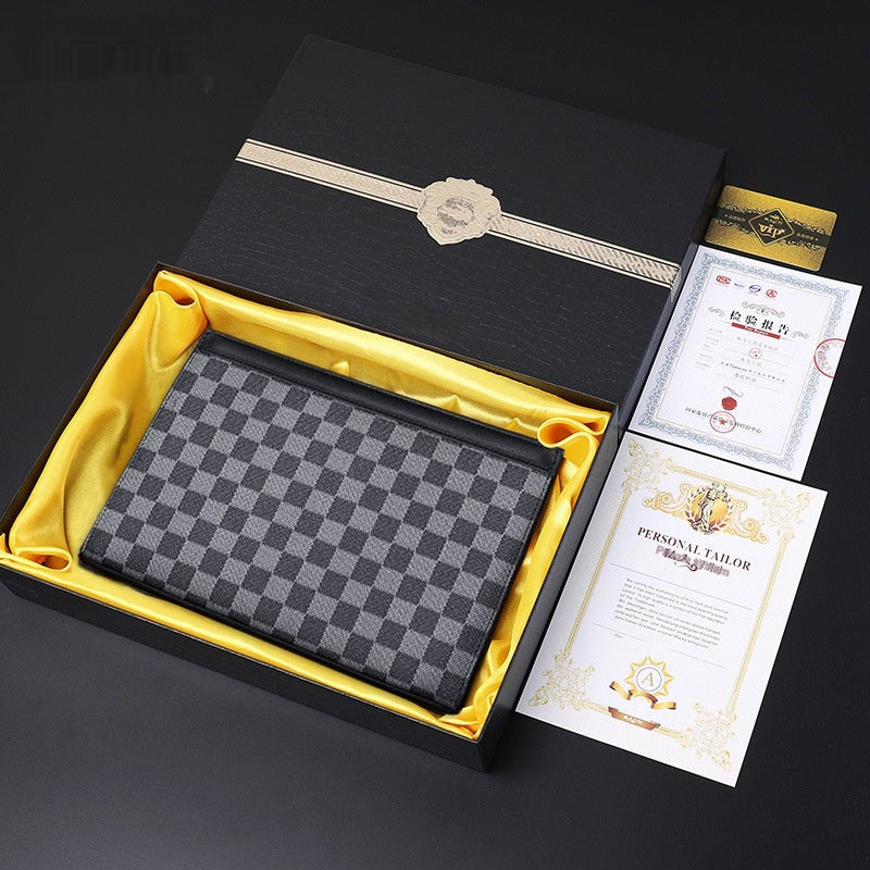 Sac pour hommes en cuir véritable Inclutch occasionnel