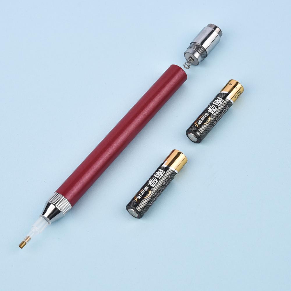 Stylo à perceuse pointu Stylo lumineux Stylo à perceuse point de croix Stylo léger