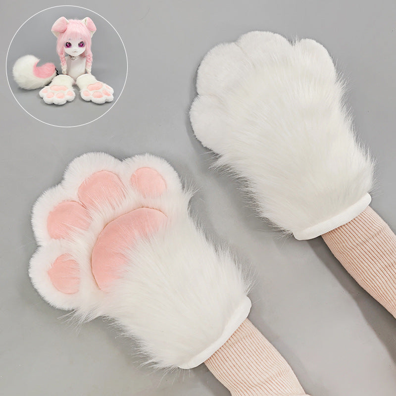 Porter un costume de tête de chien à thème canin