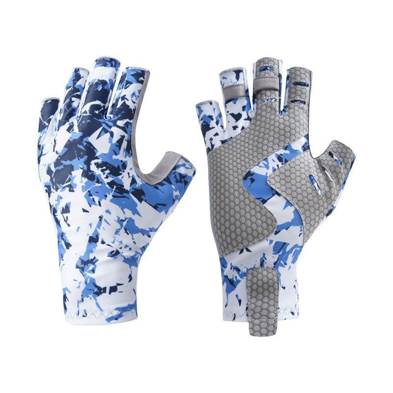 Gants de pêche d'été Sun-Protective Ice-Silk