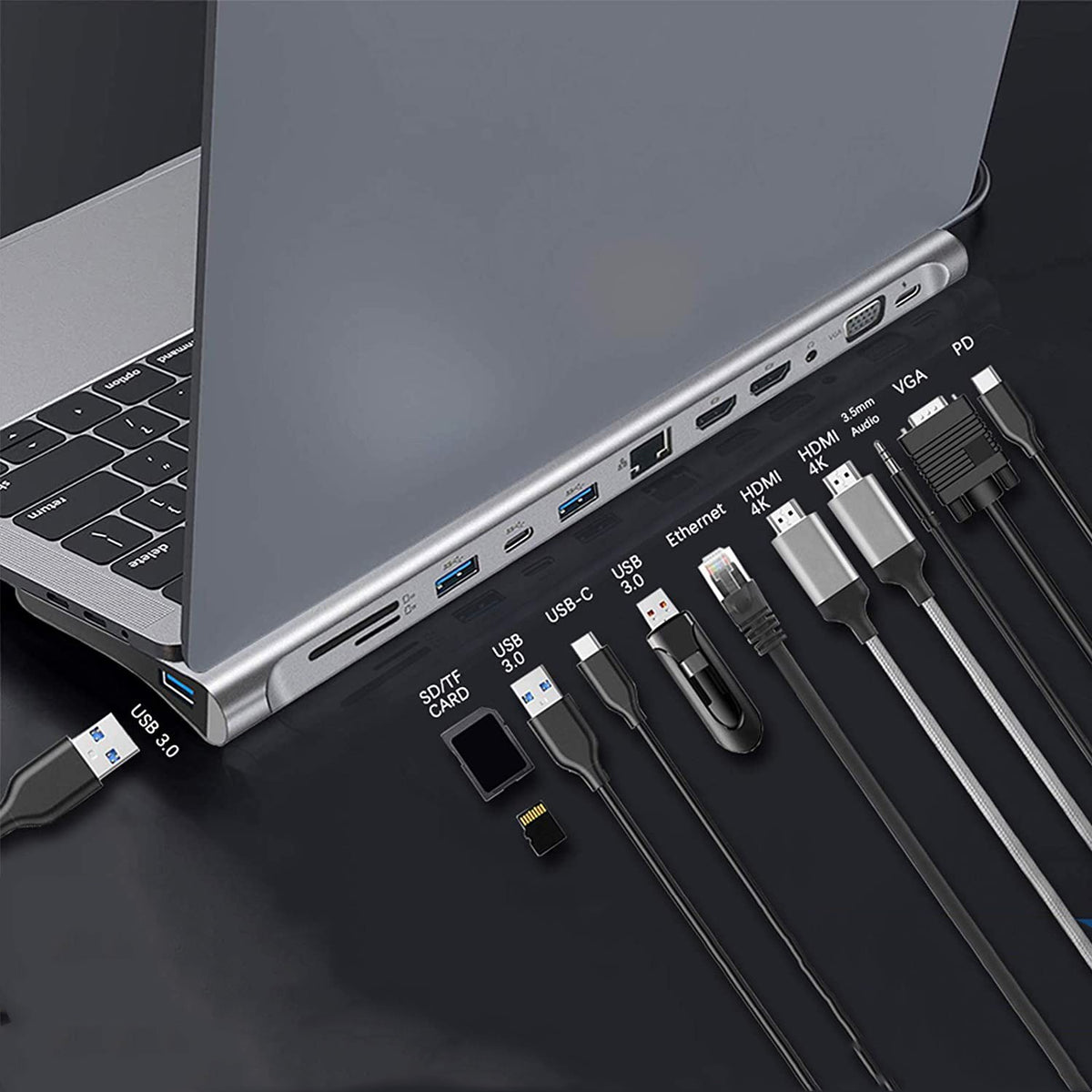 Multipower Dock USB-C pour doubler la charge rapide PD