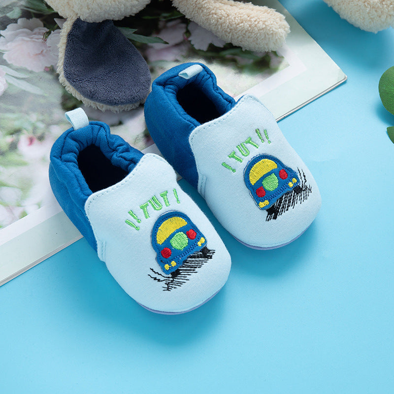 Bébé Soft Bottom Chaussures pour tout-petit 0-1-2 ans Vieux Garçons et Filles Mode Accueil Non-dérapant