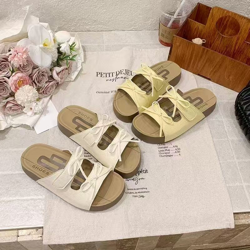 Sandales de diapositives pour femmes Sweet Double Platform