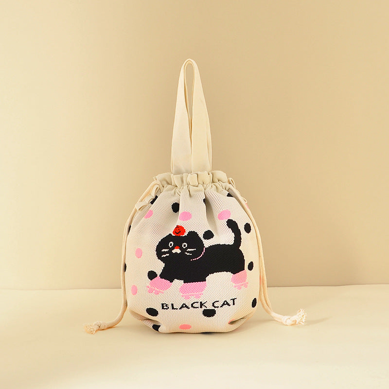 Sac à main de cordon de dessin animé japonais