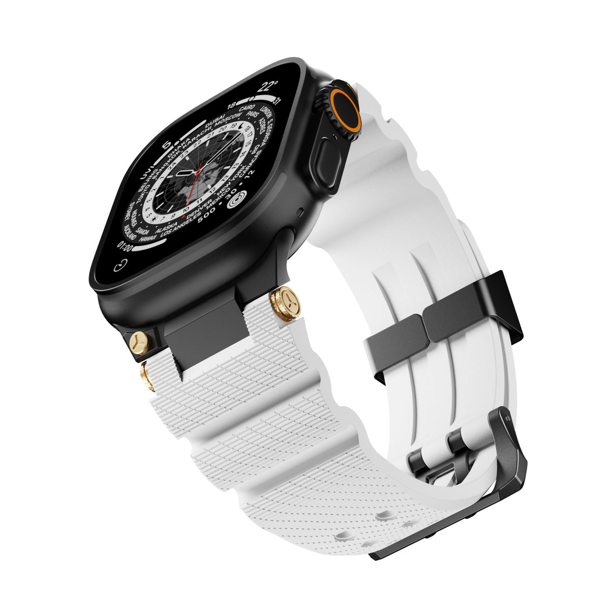 Sport silicone watch strap