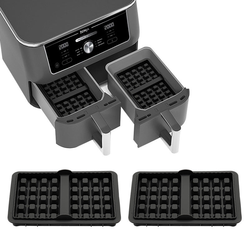 Poêle de cuisson à la vapeur de silicone pour friteuse d'air portable