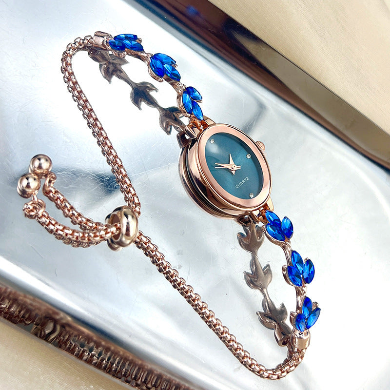 Ovale bracelet montre Luxury Retro Exquise Niche montre femme haute qualité Quartz Watc