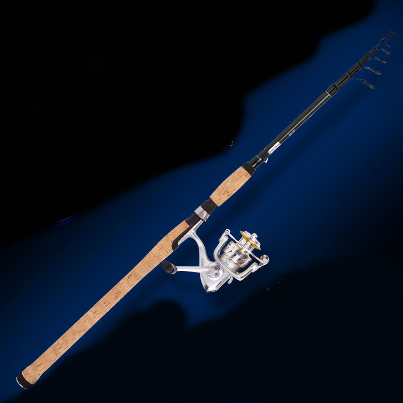 Barre de pêche télescopique