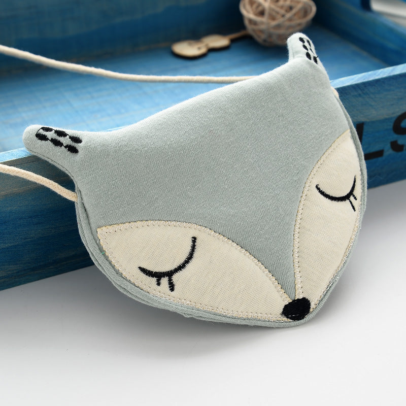 Les fabricants sud-coréens Caricature d'origine Petit Renard Enfants Petit Satchel Purse