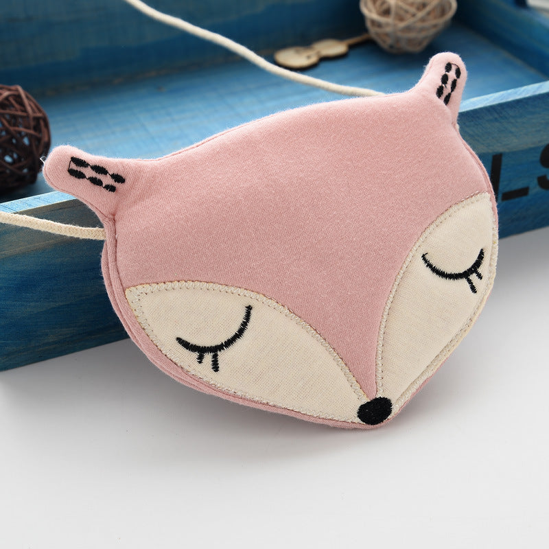 Les fabricants sud-coréens Caricature d'origine Petit Renard Enfants Petit Satchel Purse