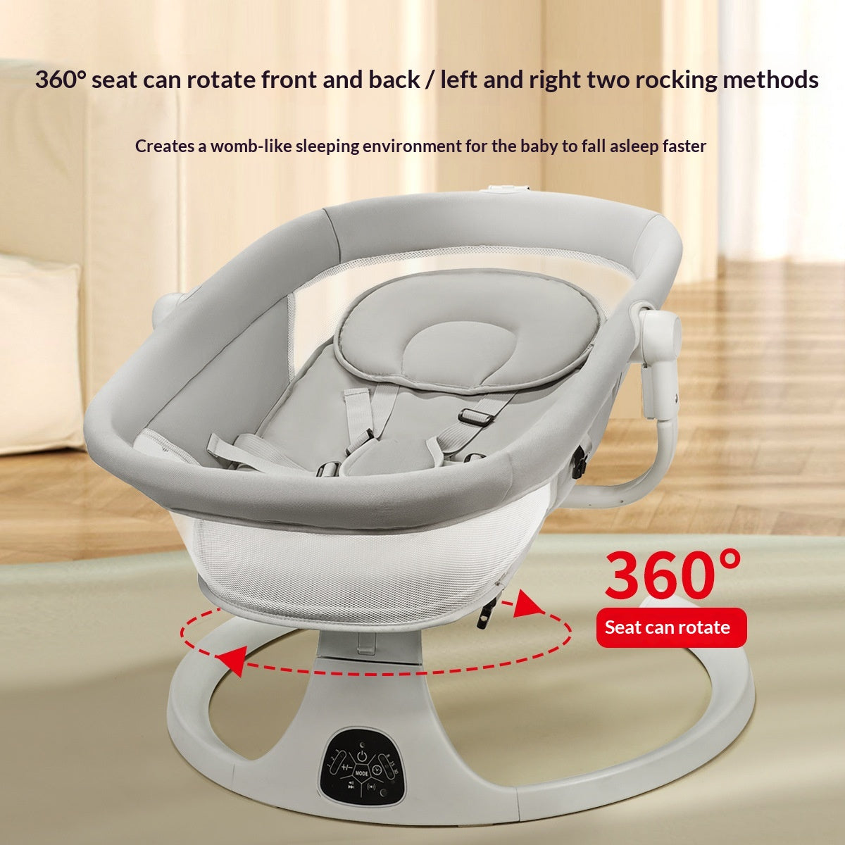 Chaise à bascule électrique Babys avec plusieurs fonctions