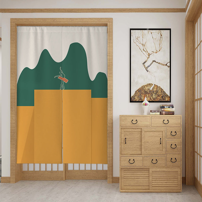 Rideaux de porte en tissu personnalisé