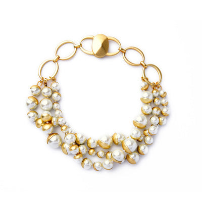 Collier de perles vintage pour dames