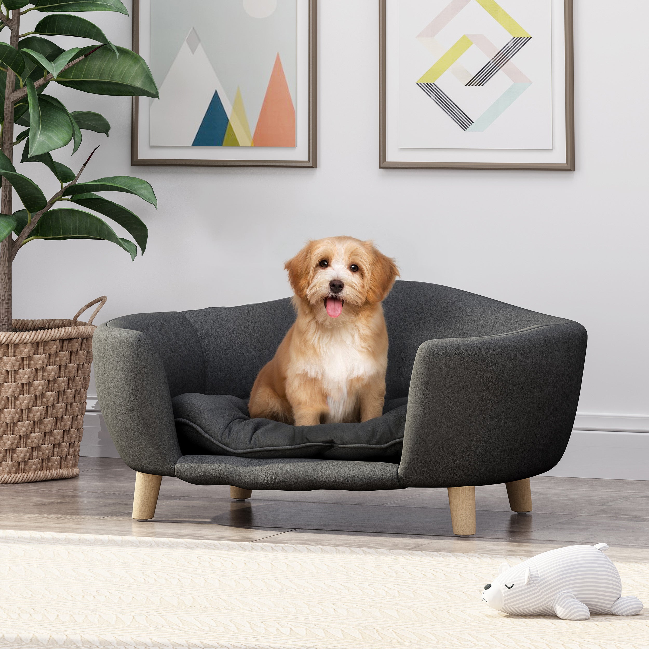 Cadre de lit de chien élevé pour petit chien