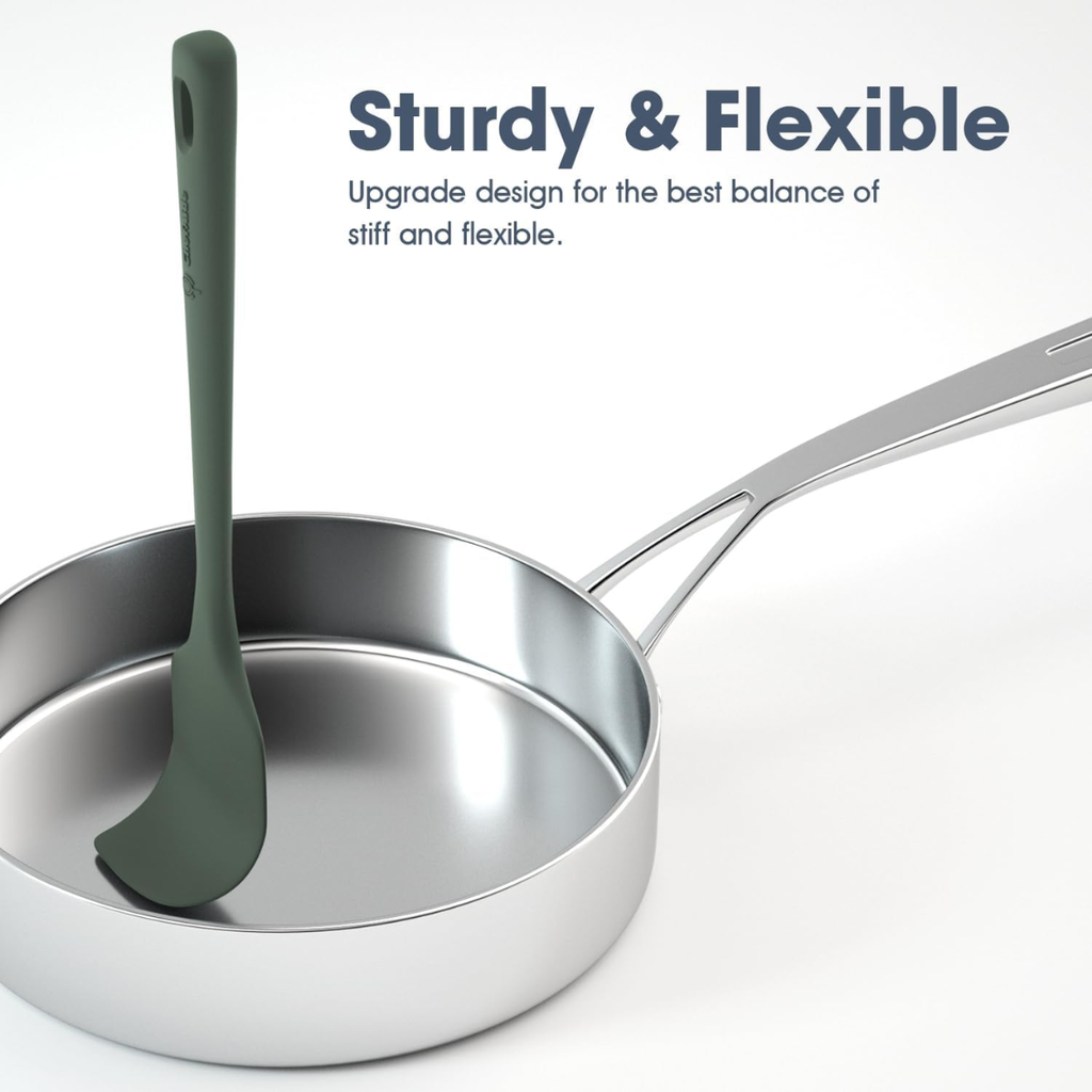 Spatule en caoutchouc de qualité alimentaire de 5 pièces