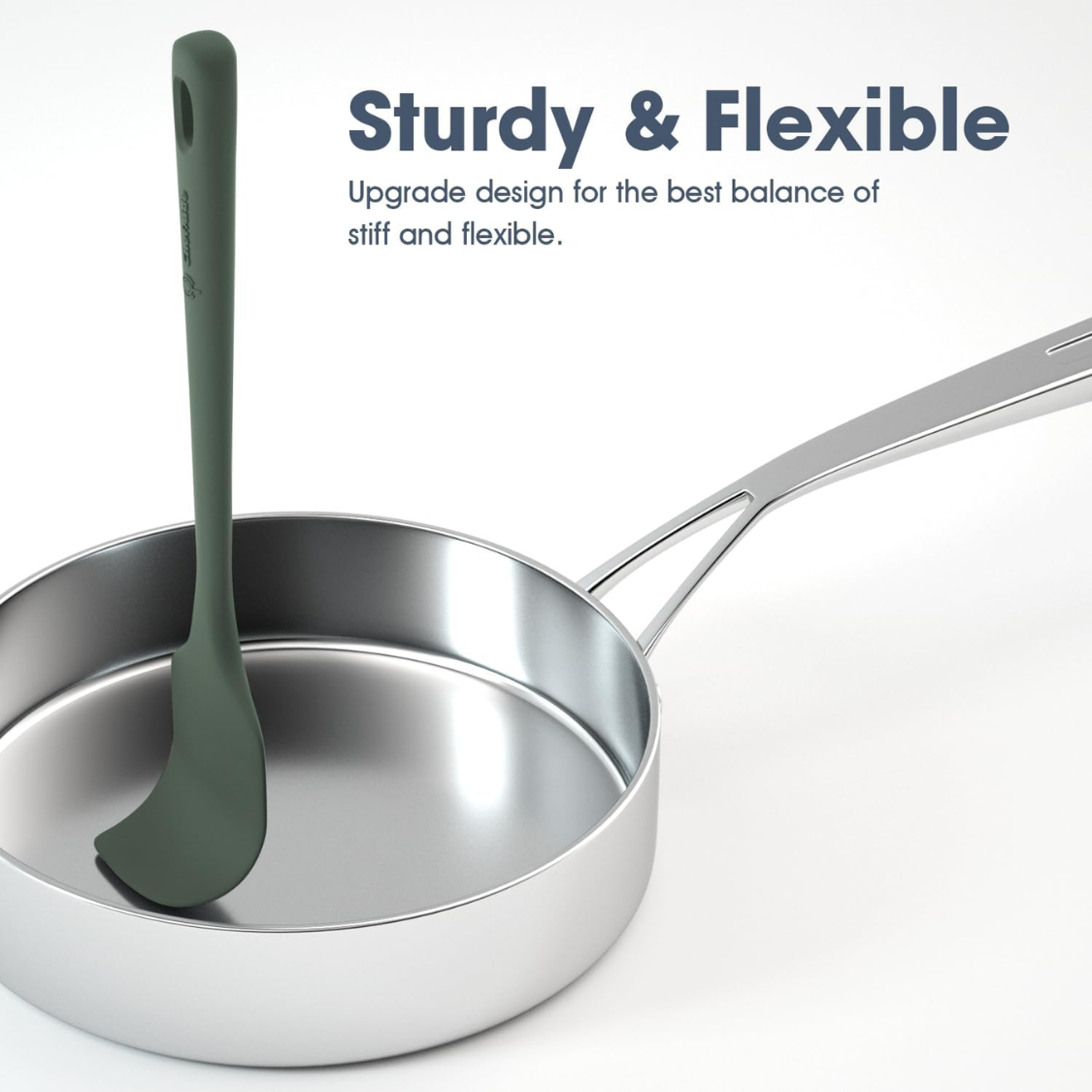 Spatule en caoutchouc de qualité alimentaire de 5 pièces