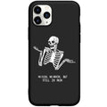 Horreur Pirate Halloween Phone Case Trendy Dark Style Crâne blanc