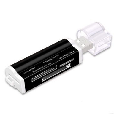 Multi en un lecteur de carte Mini polyvalent SDTF Caméra de téléphone portable Carte mémoire USB universelle