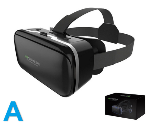 Original VR Shinecon Gafas De Realidad Virtual 120 Fov 3D Gafas Google Carton Con Auricula