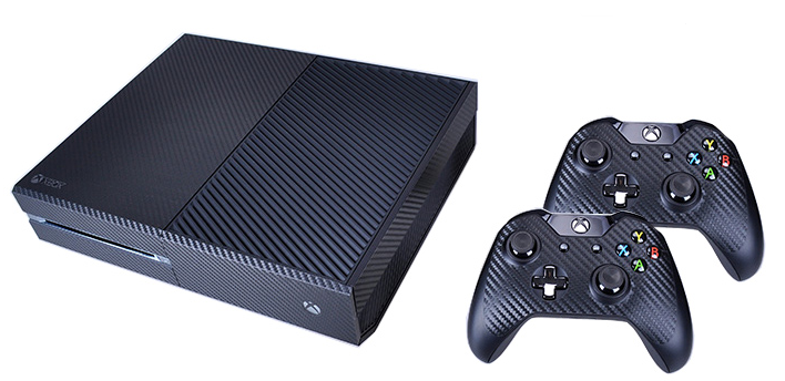 ONE Sticker en fibre de carbone Xboxone Body Protection Sticker Poignée Douleur Machine Coller ONE Sti