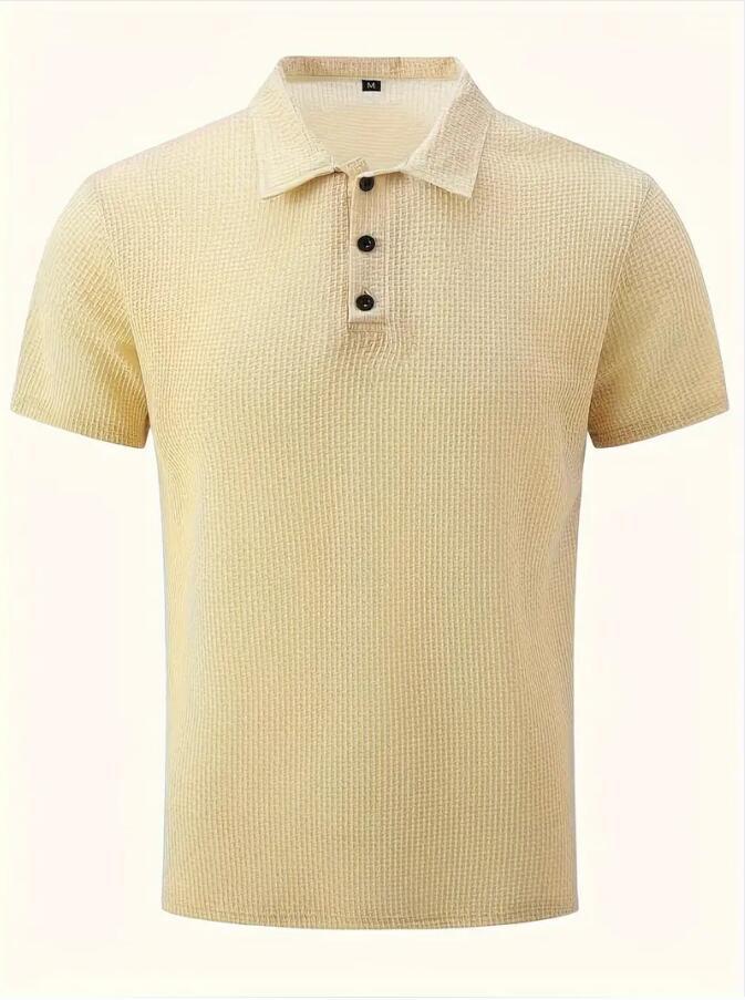 Chemise Homme Collier Été Couleur Unie