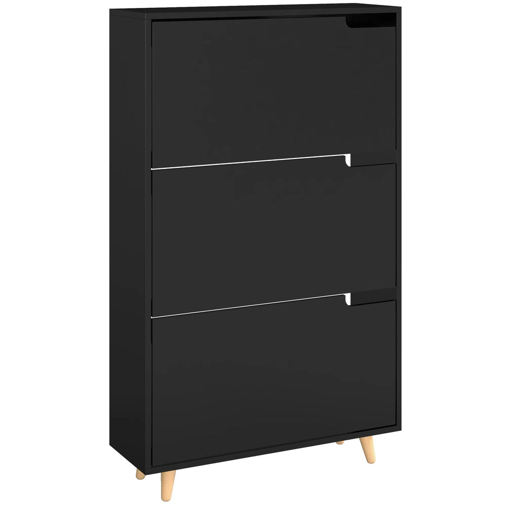 Armoire de rangement avec 3 tiroirs et étagères réglables