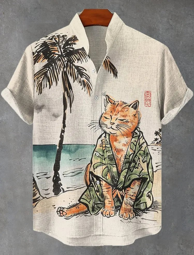 Chemise de plage 3D pour homme