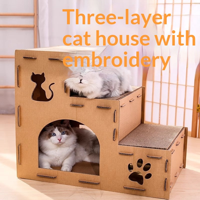 Cat Scratcher et lit combiné Cat Claw Board Villa
