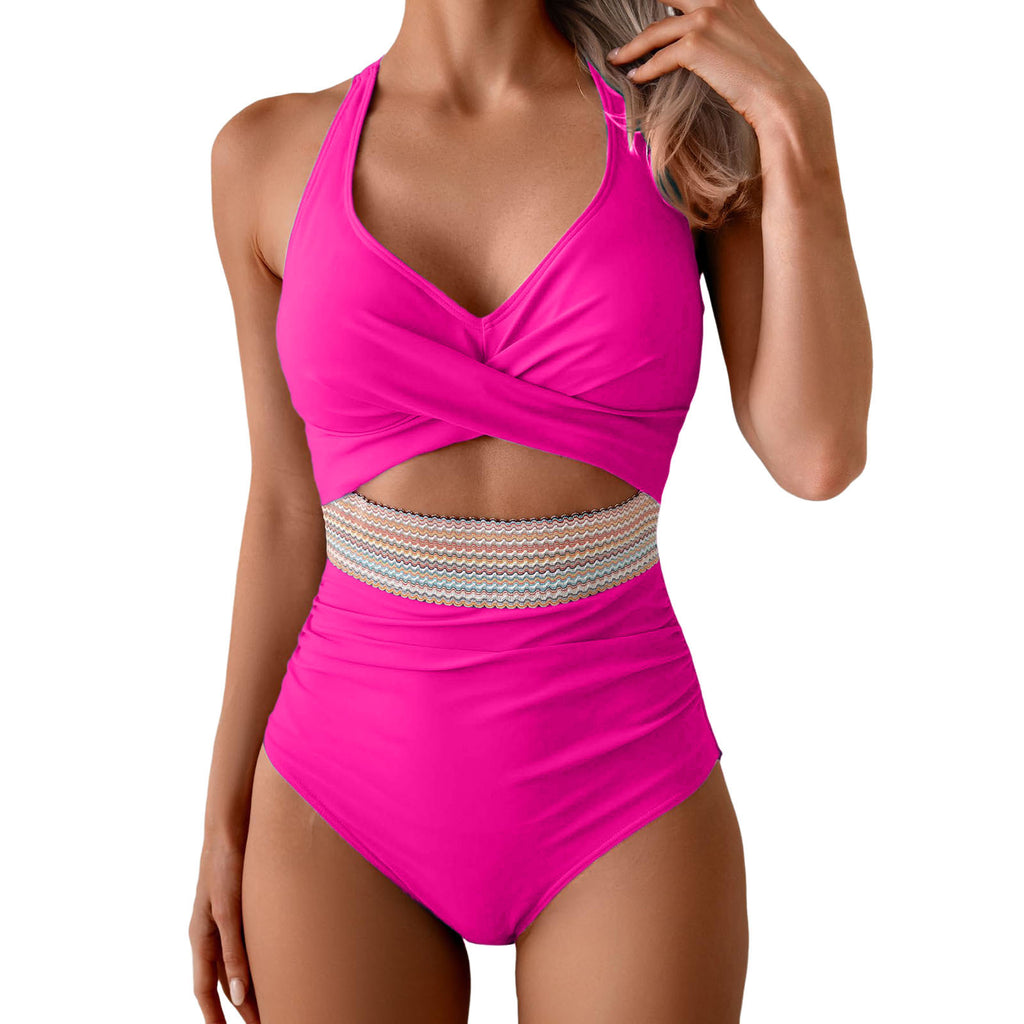 Maillot de bain unique pour femmes Plage Bikini casual