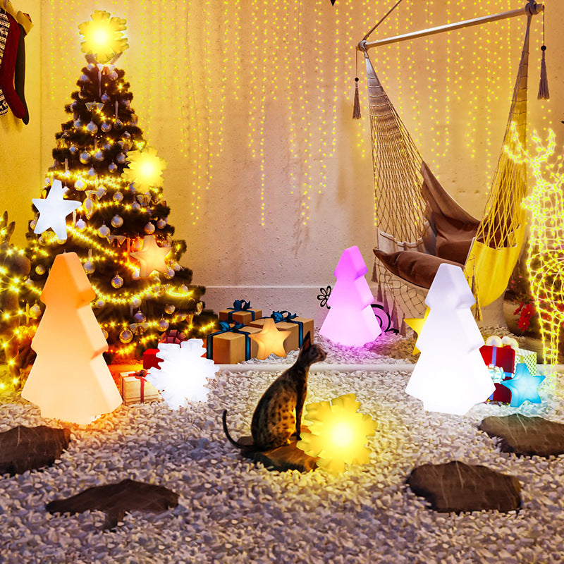 Lampe de sol colorée Glowing Arbre de Noël Festive Ambiance