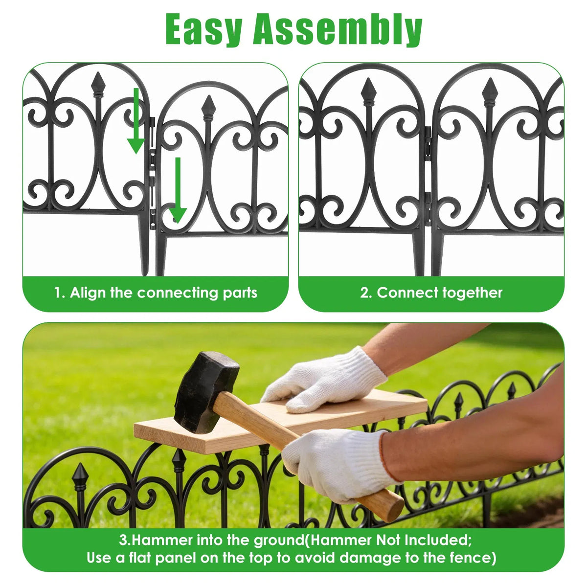 10 packs de jardin flexible Edging