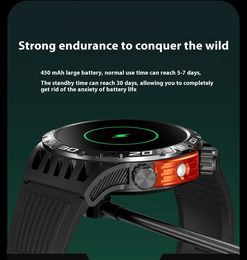Bluetooth extérieur appelant HT22 Boussole lampe de poche fréquence cardiaque pression artérielle plus que spor