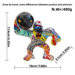 Huile Créative Drum Gorilla Ornement